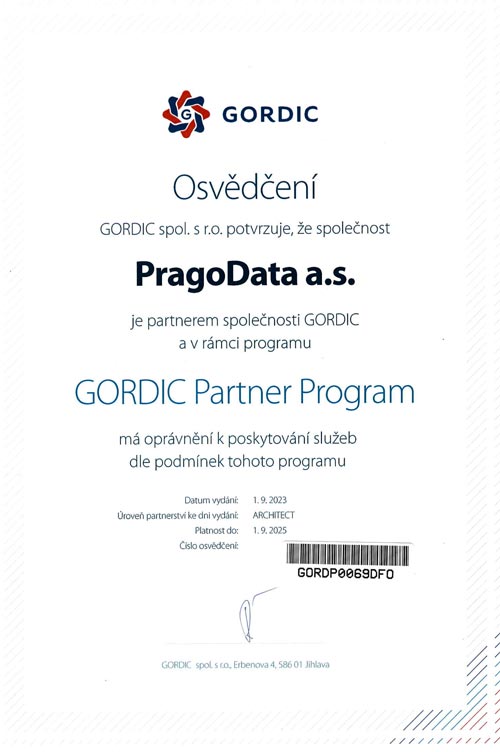 Osvedceni GORDIC PARTNER 2023